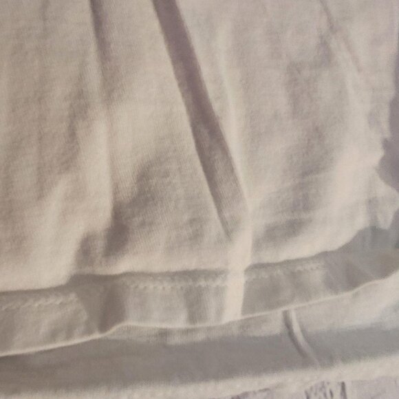 Just My Size Hanes 2X Women's White T-Shirt - Picture 3 of 5